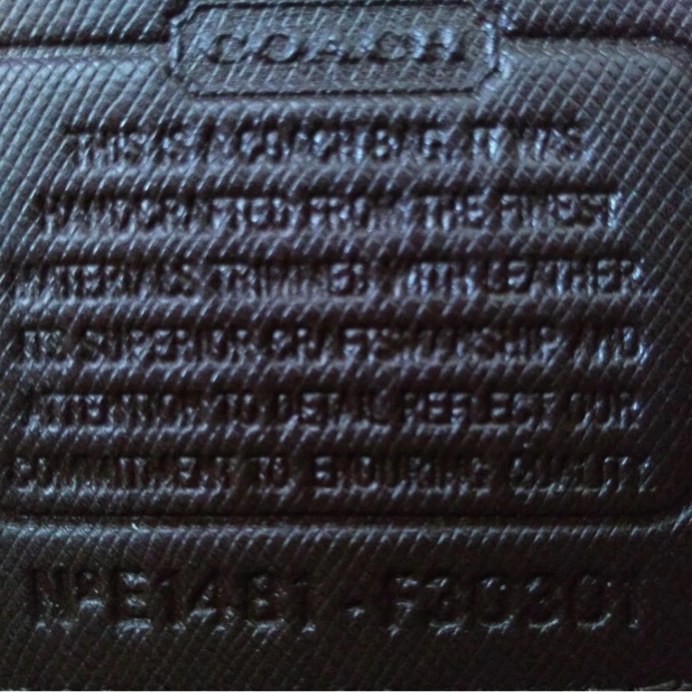Coach Signature Brown and Tan Tote - Picture 3 of 6